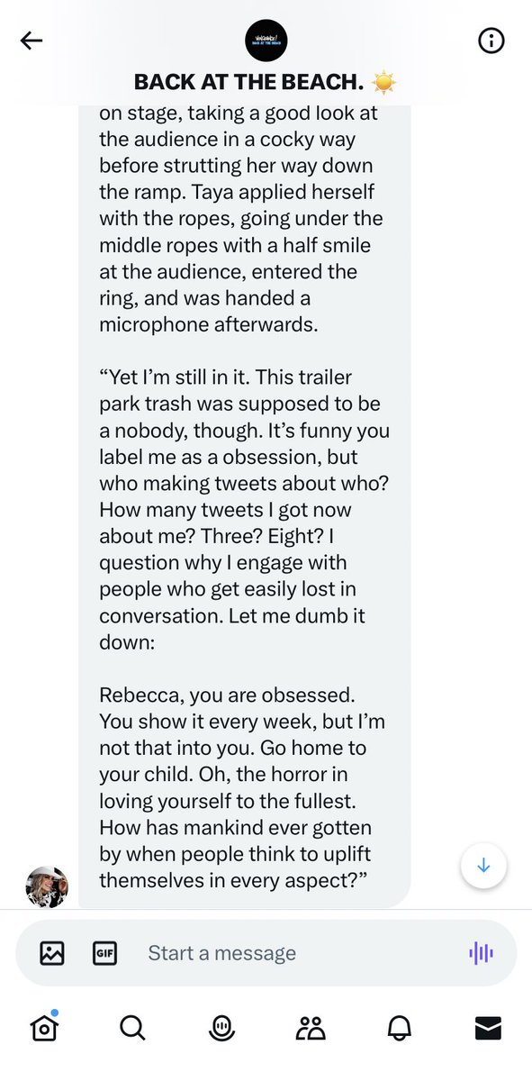 EngageInRevenge's tweet photo. No more holding back for @OnceYouGoBoujee. 😬

#VBATB.  @FueledByExult. https://t.co/MuwGo139BG