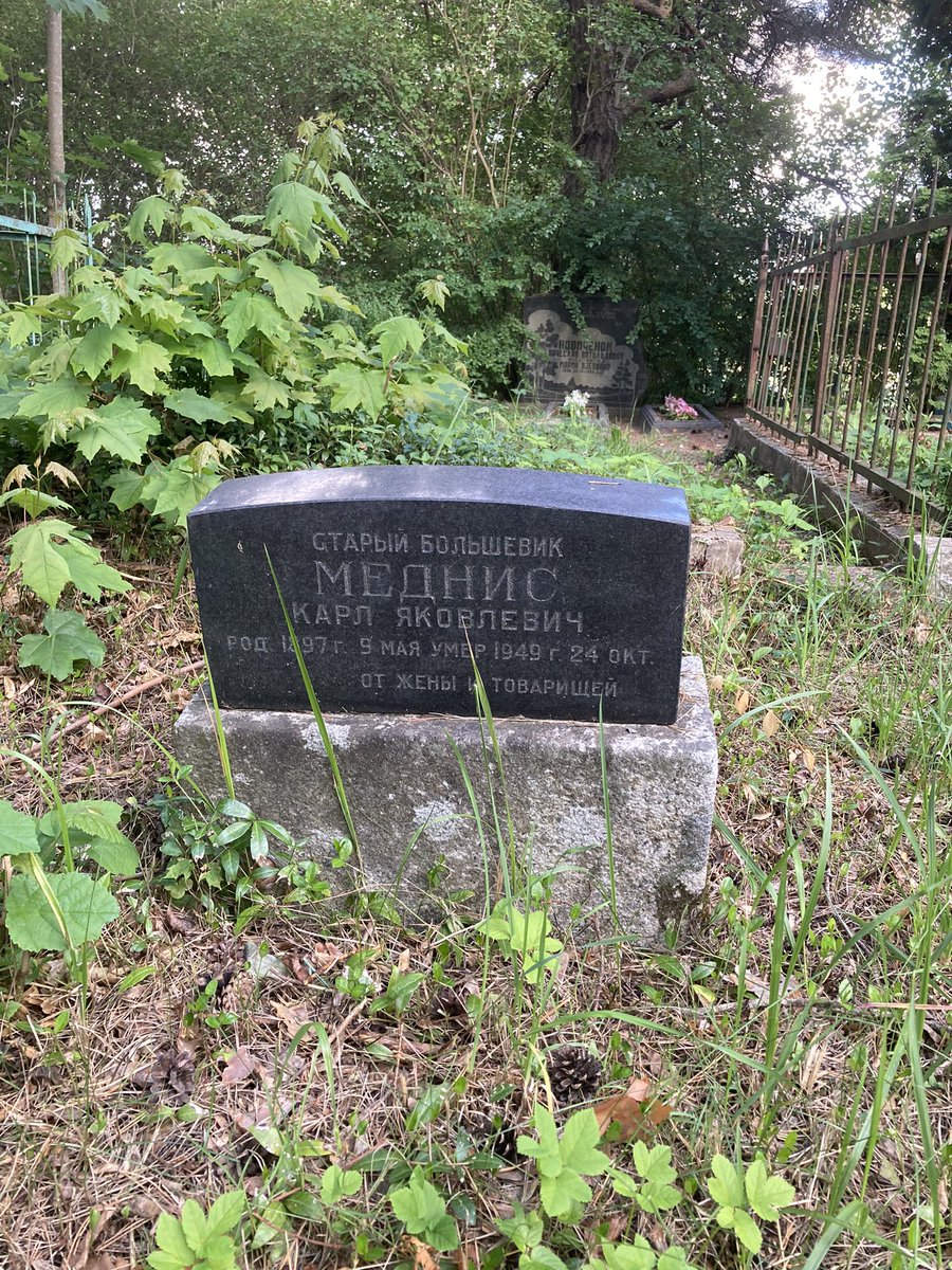 Parasti cilvēki mirst no slimībām, vai vecuma, bet vecais boļševiks Medņis nomiris no sievas un biedriem. Gadās.
