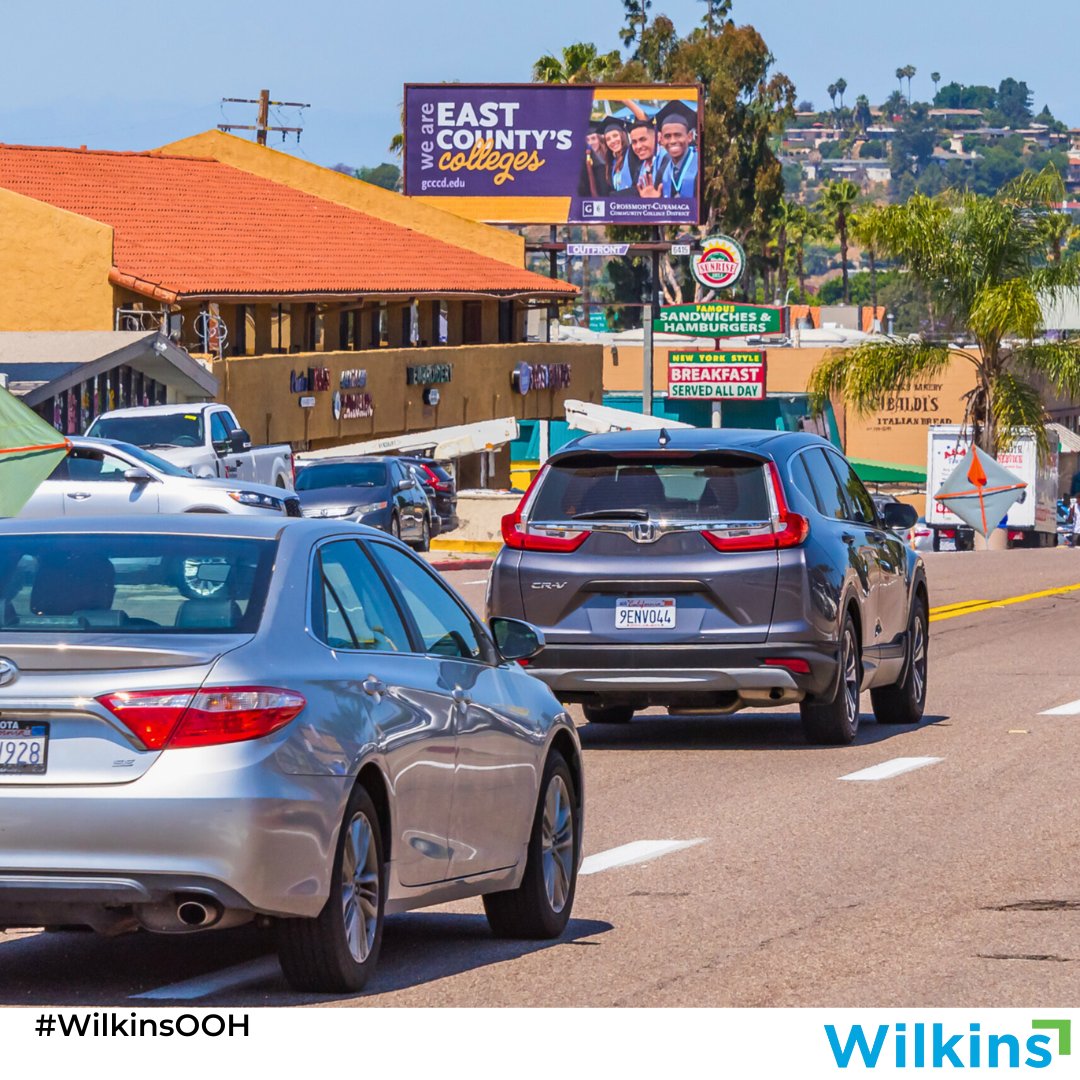 Wilkins_OOH's tweet image. Summer and Fall Registration is open at @gcccdtweets. To stand out and recruit the best enrollment class Grossmont-Cuyamaca CCD has launched an impressive awareness campaign all over San Diego. 

#ooh #mediamix #college #billboards #outofhome #recruitment #sandiego