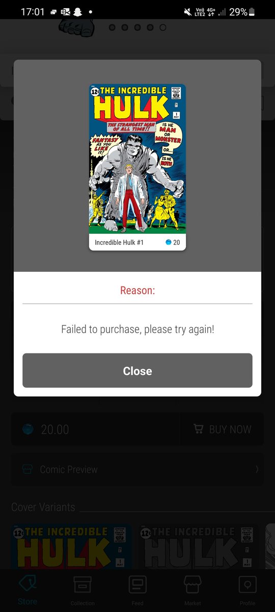 jeyschaa's tweet photo. @veve_official @Marvel @rachellecheri got the drop but I cant buy it :/ https://t.co/fcdqX0Lp4C