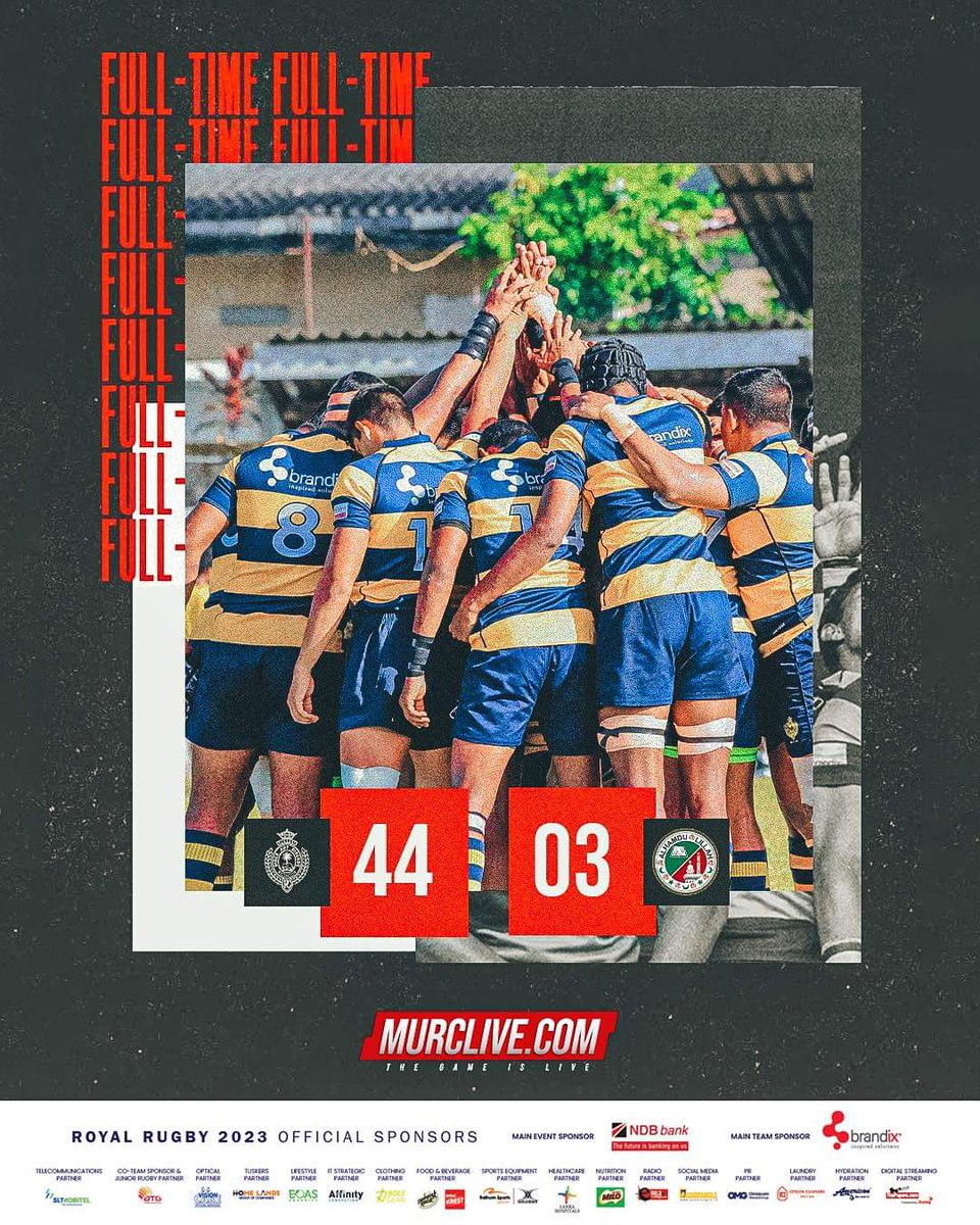 mafridhahamed56's tweet photo. Well done @royalcollegelk π₯³πππ
A tough battle was given by both sides, but a resilient comeback by the Royalists in the second half guaranteed them the victory in the Schools Rugby League Encounter against Zahira College.
#murclive
#royalrugby
@murclive https://t.co/aGd0pu5V6W