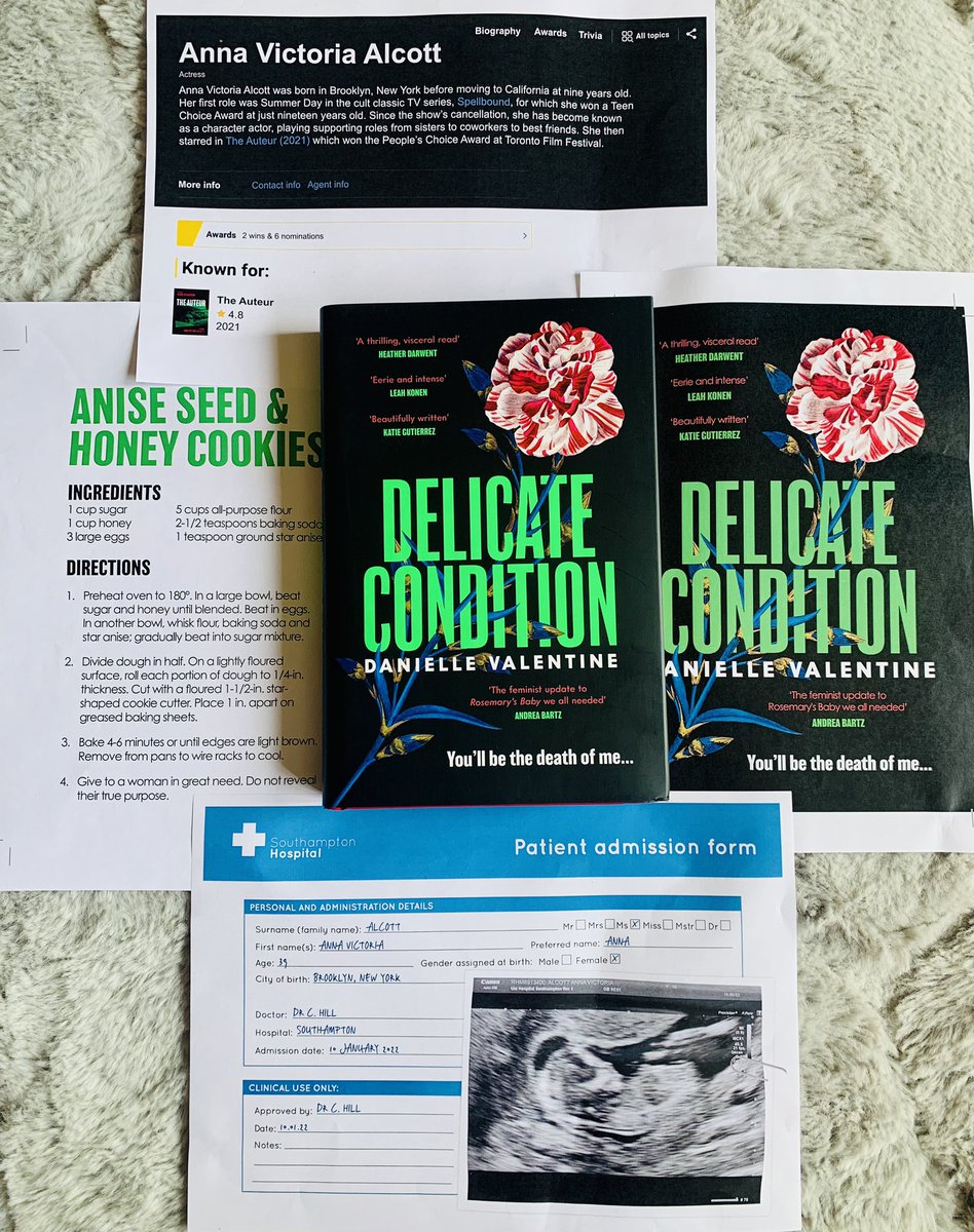 Huge thanks @RachelMayQuin & @ViperBooks for such exciting #bookmail!

#DelicateCondition by @dvalentinebooks is a “spellbindingly dark thriller” and I can’t wait to read it!

💚 Out 17 August 💚

#booktwitter