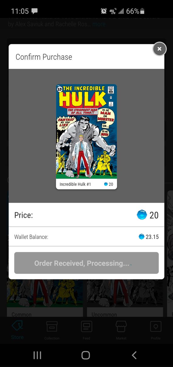 PabloInga10's tweet photo. @ComicsandCrypto @veve_official Still on this screen https://t.co/0L44rSDCn0