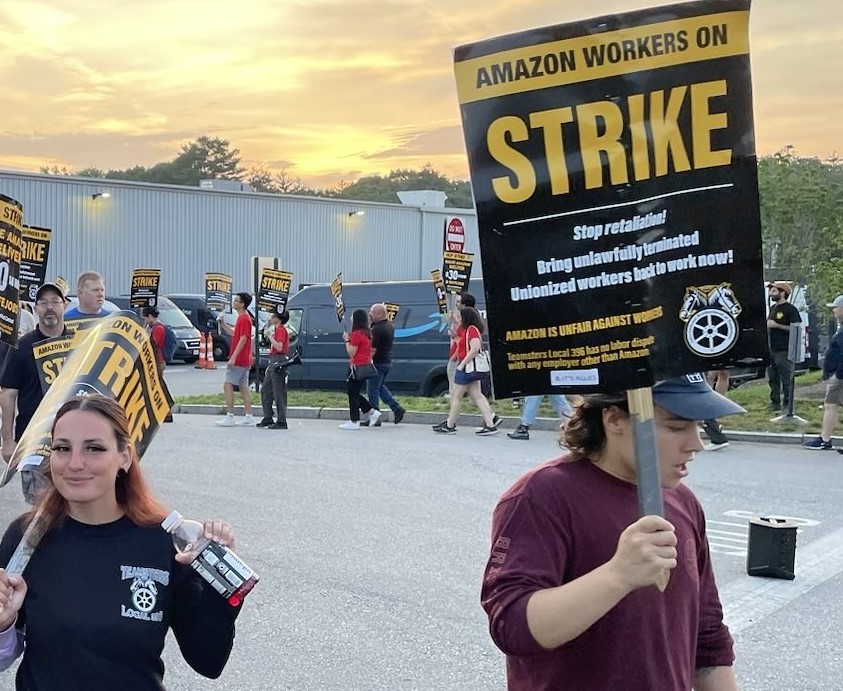 Teamsters on Twitter "California Amazon drivers have picketed 7