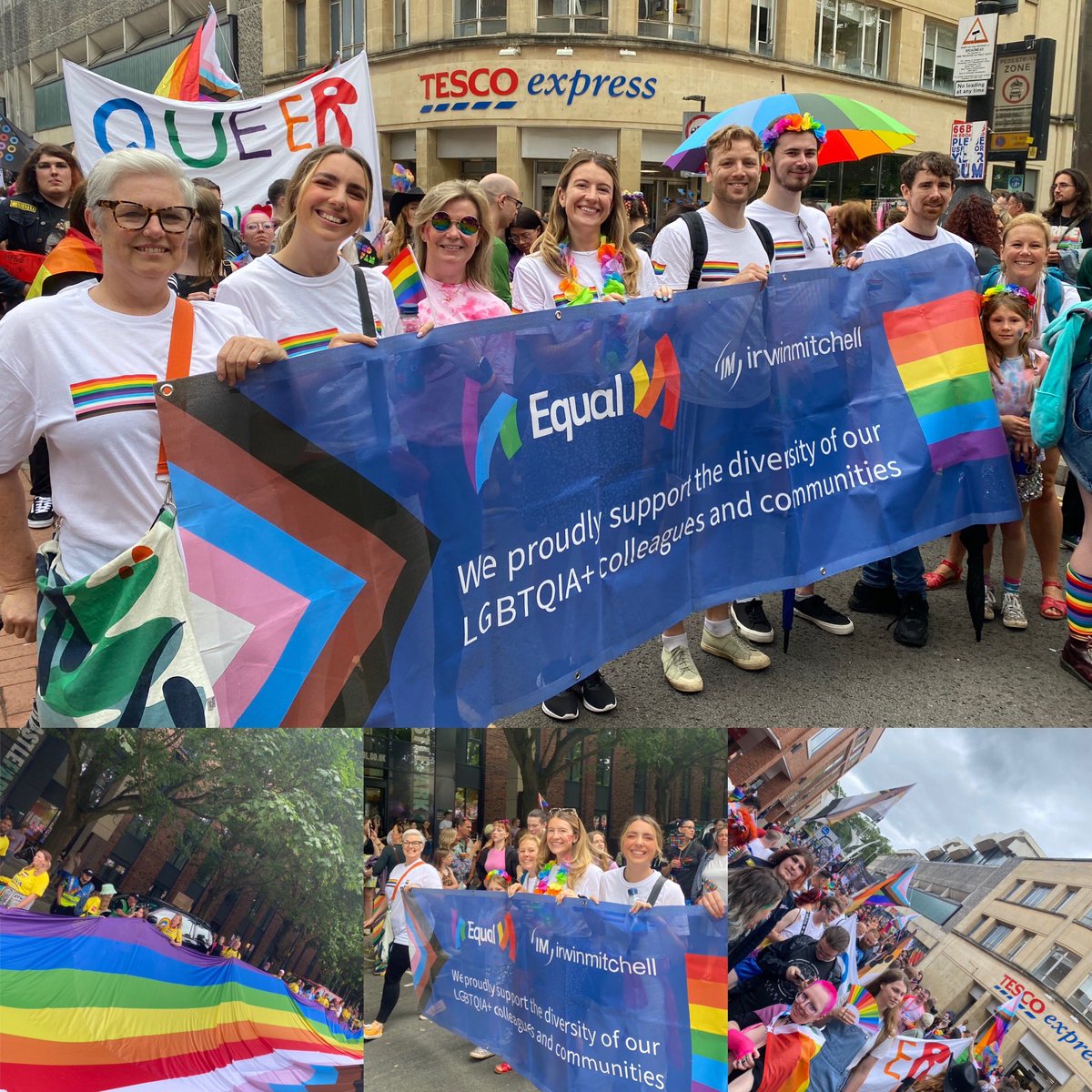 LizzieKSmith's tweet image. Celebrating #BristolPride with @irwinmitchell @Personal_Legal colleagues! #lifeatIM #IMEqual #Bristol #Pride