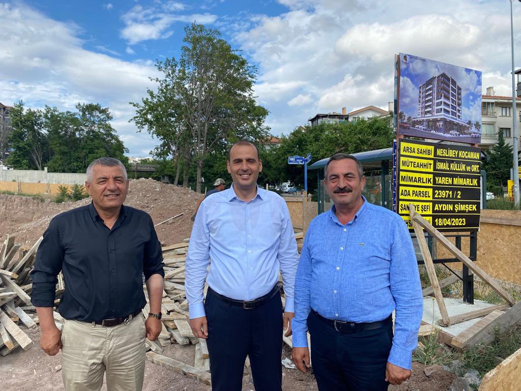 eipek06's tweet photo. Altındağımızın değişim ve dönüşümüne hızla yapımına devam ettiğimiz şantiyemize Ak Parti Altındağ ilçe başkanımız Sn @Fatih__Bildik hayırlı olsun ziyaretinde bulunmuştur çok teşekkür ediyor başarılar diliyorum
@Neslibey6 https://t.co/psDfsdrZax
