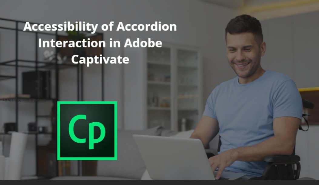 Priyas43128078's tweet image. Accessibility of Accordion Interaction in Adobe Captivate
#accessibility #adobecaptivate #screenreader #project #interactive #widget
youtu.be/r_eGU6K_hVE