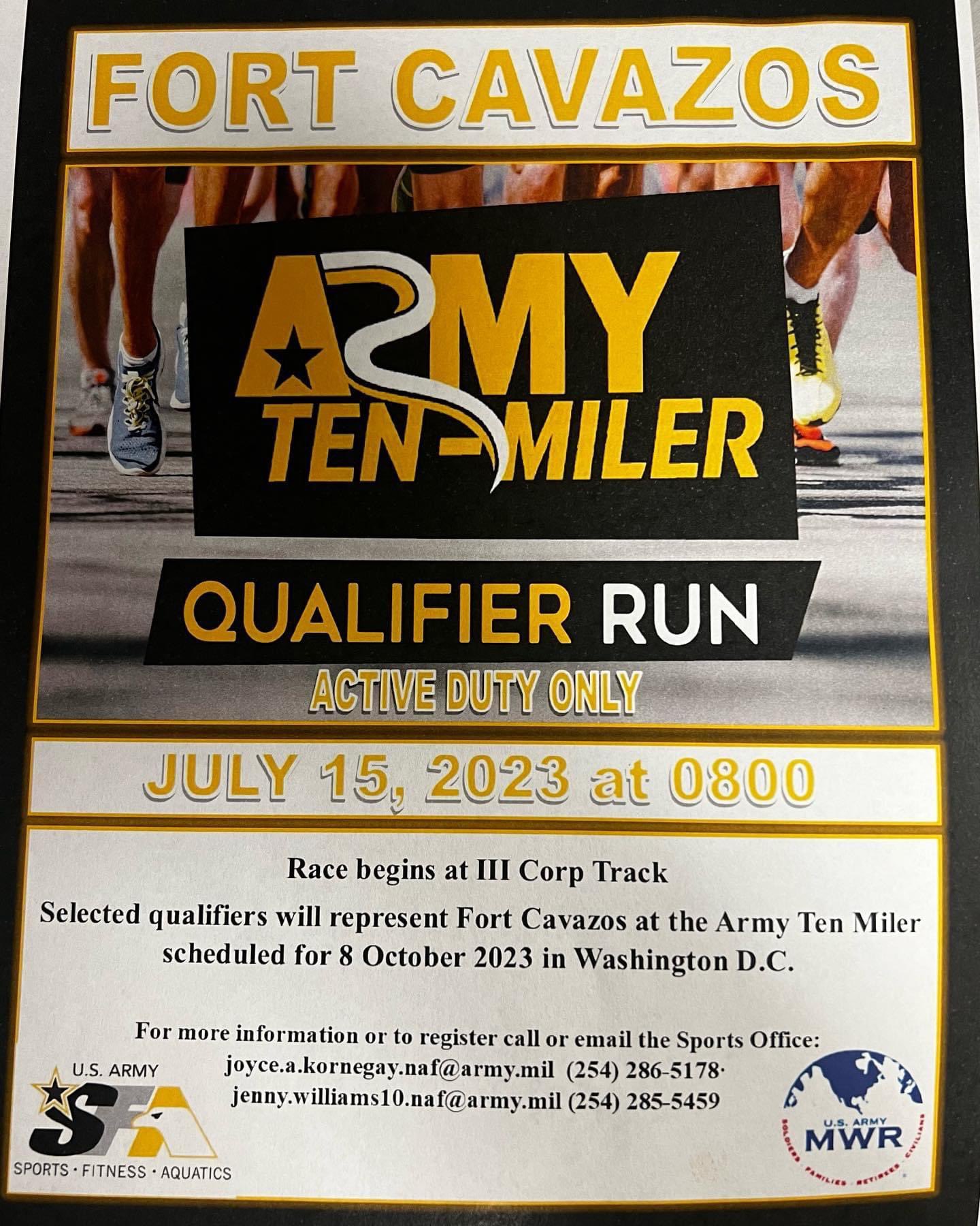 1st Cavalry Division on Twitter "Attention all runners!!! If you wish