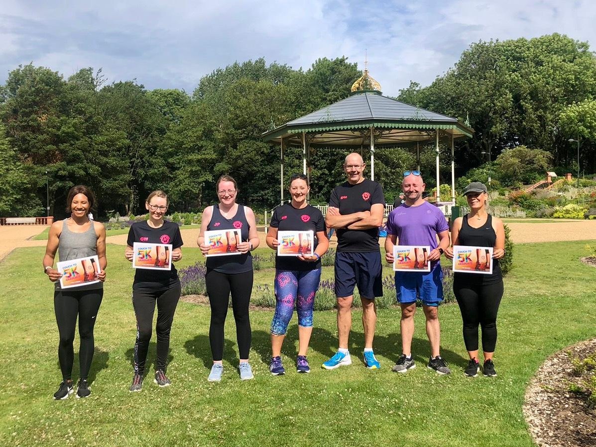 Our Couch To 5k graduates at Hanley parkrun today <a href="/Hanleyparkrun/">Hanley parkrun</a> #c25k #CouchTo5k