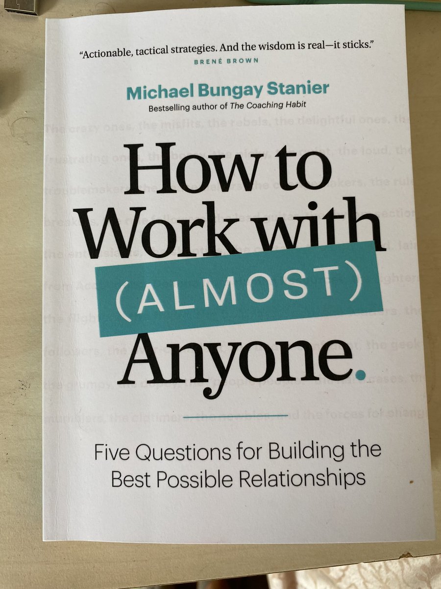 A bit of a trend going on, so much for light summer reading!! With this one more self reflection to do, that’s always a good start and worth it. Easy to read, great advice. @mbs_works @NAPD_IE @ceist @way_leadthe @network_will @ROConnor42 #leadershipmatters