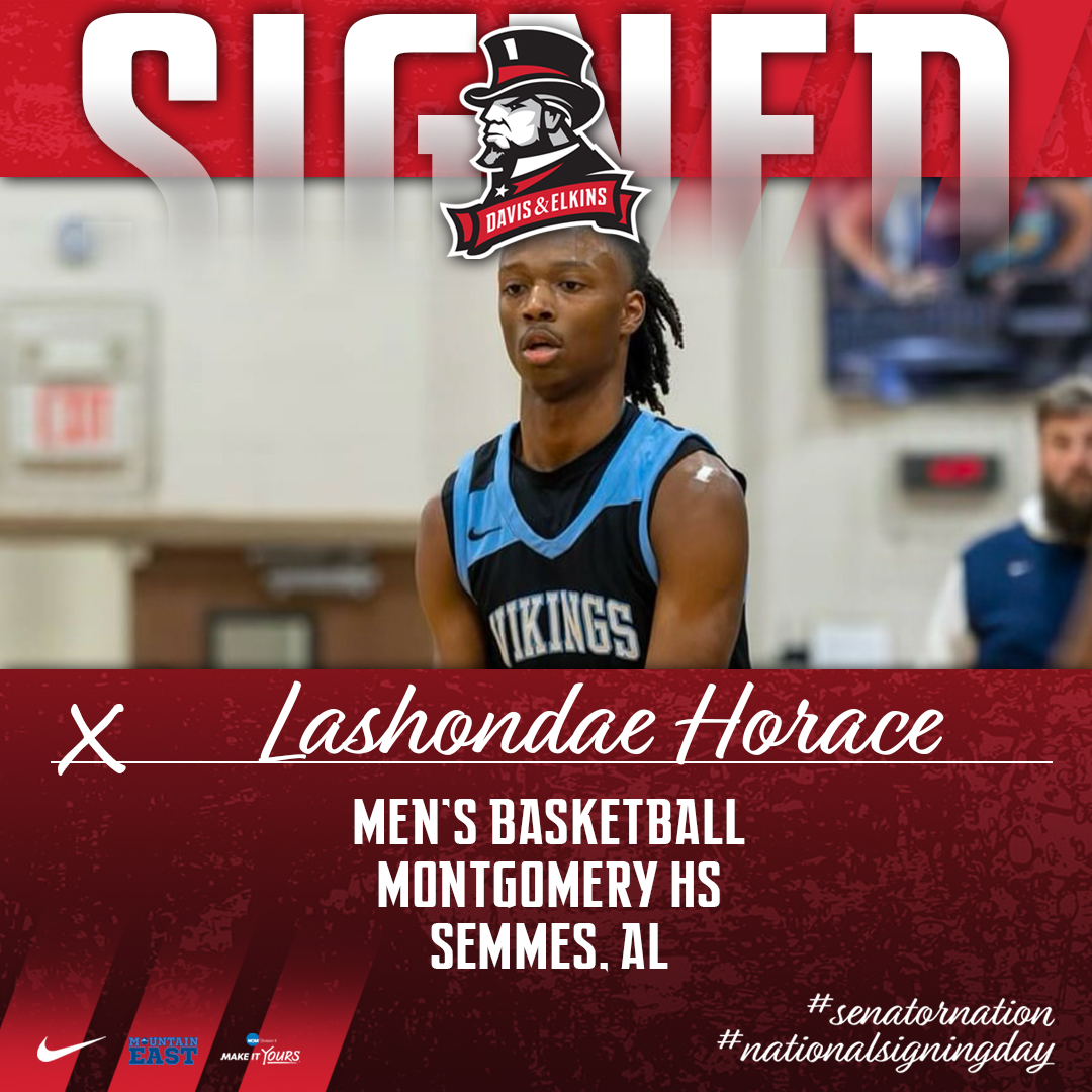 SenatorNation's tweet photo. Senator Nation is excited to announce that Lashondae Horace from Semmes, AL has committed to join @senator_MBB! Welcome to D&amp;E! #RollSens #signed #committed https://t.co/9r9M0XntwB