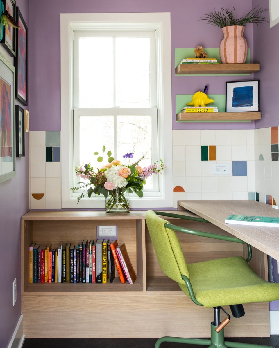 Our friend and co-founder/CEO of <a href="/thecoven/">The Coven Nightclub</a>.co, <a href="/alex/">alex 🏴‍☠️🇺🇸🇺🇦</a>.west.steinman is an expert in creating inspiring and empowering spaces for radical change makers. We are honored to be the backdrop of her personal home office.

#MercuryMosaics #FemaleFounded #handmadetile #CommercialDesign