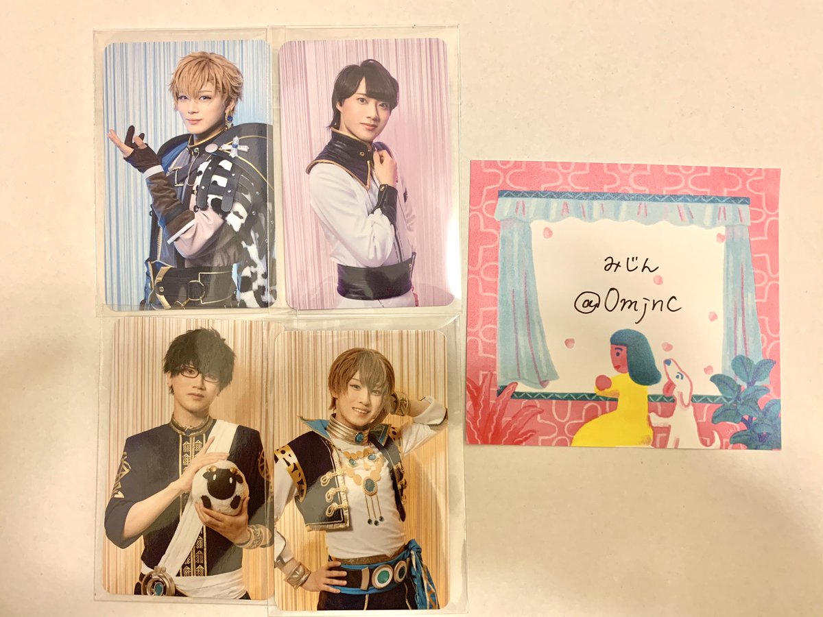 0mjnc's tweet photo. まほステ　トレカ　
【交換】
譲:ミスラ、ブラッドリー、ホワイト、
カイン、オズ、アーサー、リケ、
ヒースクリフ、晶、レノックス、ミチル

求:ファウストorネロ

●一枚からOK
●場合によっては2:1交換の相談も可
●14日、20日銀劇手渡しor横浜手渡しor郵送交換
お気軽にお声掛けください。 https://t.co/wzyIBJt0Fp