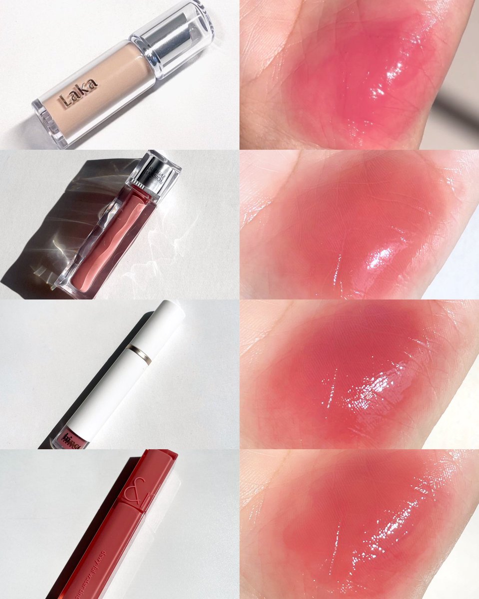 reviewchoey's tweet photo. ✨ รวมลิปฉ่ำๆ glossy โทนชมพูตุ่น ปากสวยเหมือนเพิ่งเติมฟิลเลอร์มา หน้าสดทาก็รอด https://t.co/46kJwSmyFb