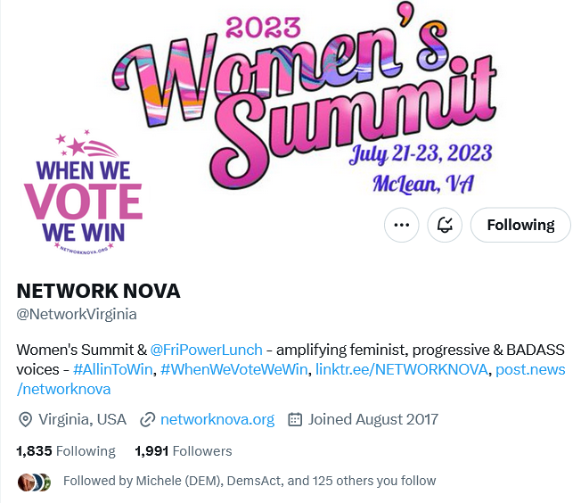 .@NetworkVirginia Thanks Hal and Thank You ladies this group is doing awesome things everywhere If you dont know about this group please check them out and give them a follow as Hal says 'Bad Ass Women Leading the Way' #ResistanceUnted #wtpBLUE #DemVoice1 #DemCast #ProudBlue