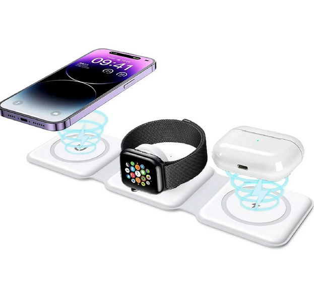 ErricoMichelle's tweet photo. EvoFine 3 in 1 Wireless Charger for iPhone,Magnetic

Built-In Charging Dock for iPhone and Android with Adapter and Cable. Charges up to 3 devices at 1 time. Charges Multiple Devices Simultaneously.
#WirelessChargers #Powercables #CellPhones
Find It Here👉 https://t.co/961g0NYLds https://t.co/r70nJtL0rG
