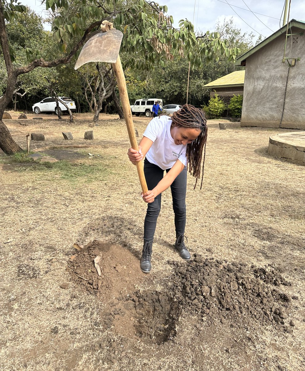 i gave back to nature today #TreePlanting