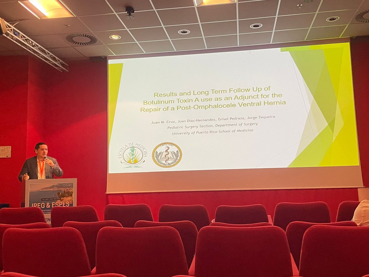 Dr. Zequeira, Dr. Juan Cruz, and Dr. Nelimar Cruz participated and presented at the International Pediatric Endosurgery Group 32nd Anual Congress with the European Society of Paediatric Surgeons. Congratulations!