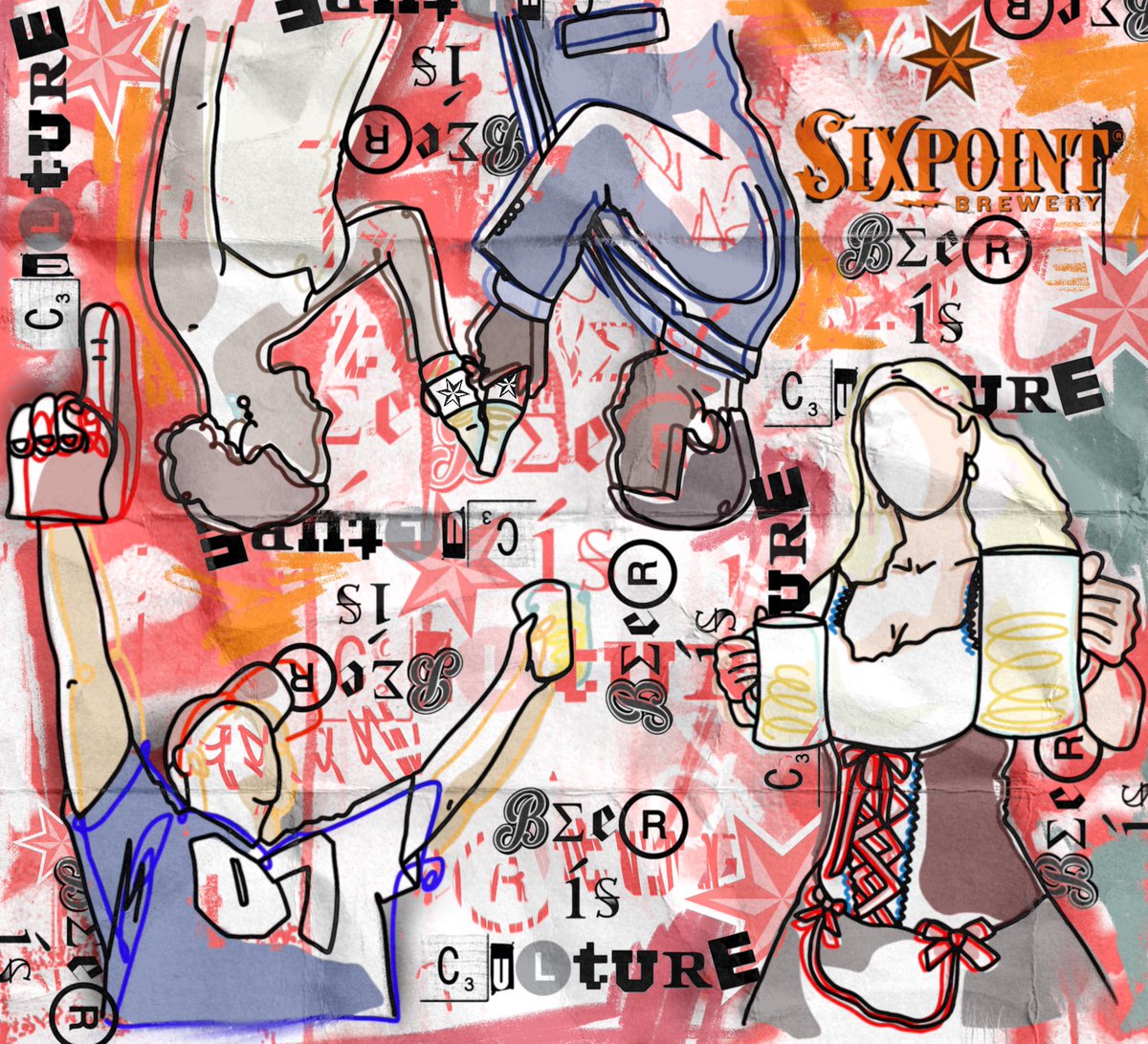 Beer Is Culture design for <a href="/sixpoint/">Sixpoint</a> #beer #beerisculture #sixpoint #sixpointbrewing #brooklyn #nyc