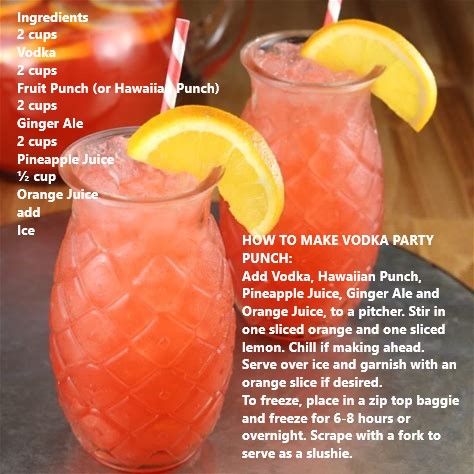 **Vodka Party Punch Recipe** 
Looks Delicious!
#MakingPoolsGreatAgain #AquaServ #AquaServPoolService #AquaServYoutube #poolservice