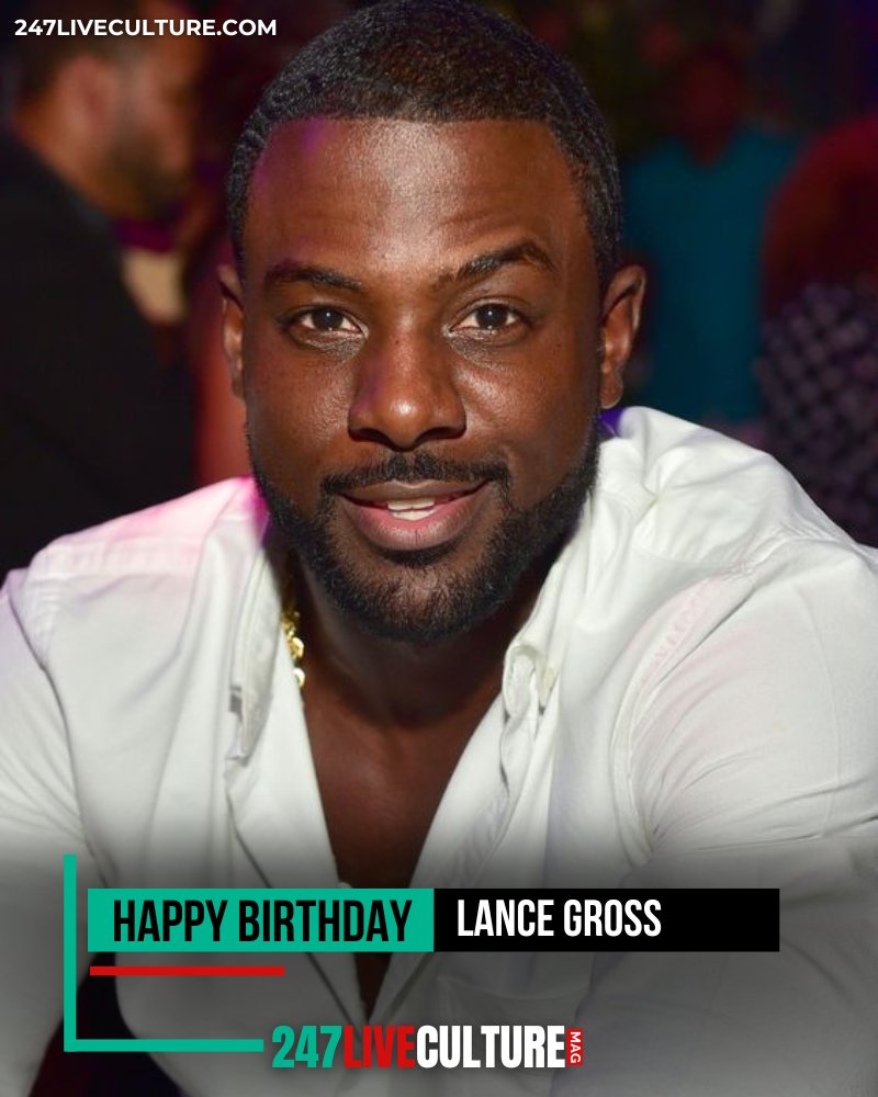 Happy birthday Lance Gross, 42! 