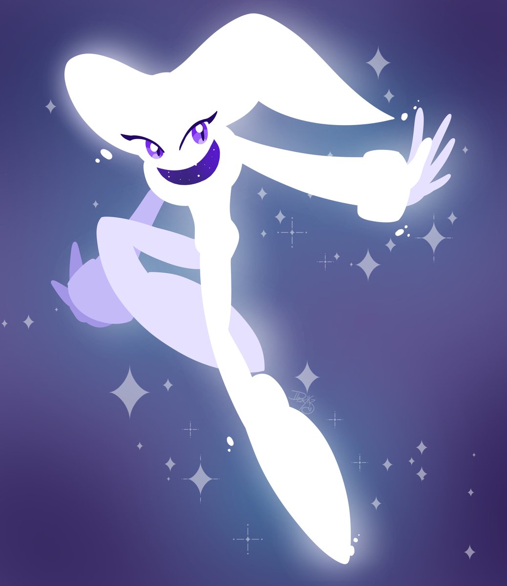 "He first started off as a pure white character."  I had to draw my take on this.  Mystical glowing NiGHTS 🤍

#NiGHTSintoDreams