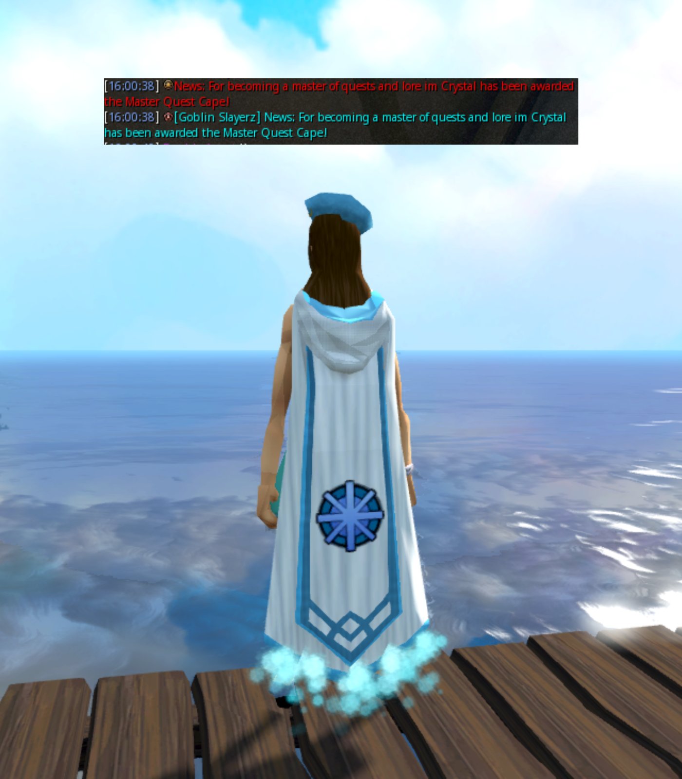 crystal on Twitter "Trimmed Completionist Cape and Master Quest Cape
