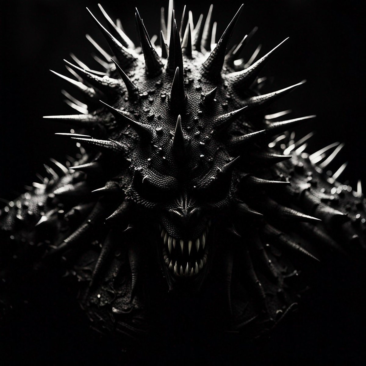 A gateway to a world between the deadly beautiful and the unknown. 
#darkness #monster #art #deathcore #raycollins #nathanwirth #sebastianerrazuriz #solarization #spikes #SDXL #aiartcommunity #aiartwork #painting #illustration #digitalart #aiartdaily #digitalphotoart