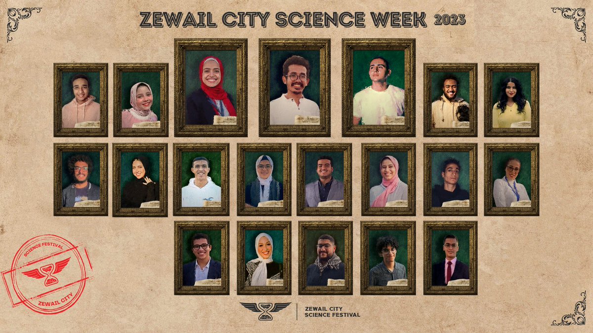 ZCSWeek's tweet photo. We are thrilled to announce the high board for Zewail City Science Week‘23!

This year's event promises to be more exciting and inspiring than ever before, thanks to the hard work and dedication of our esteemed board members.
Stay tuned for more ♥️ https://t.co/biUiugjs1T