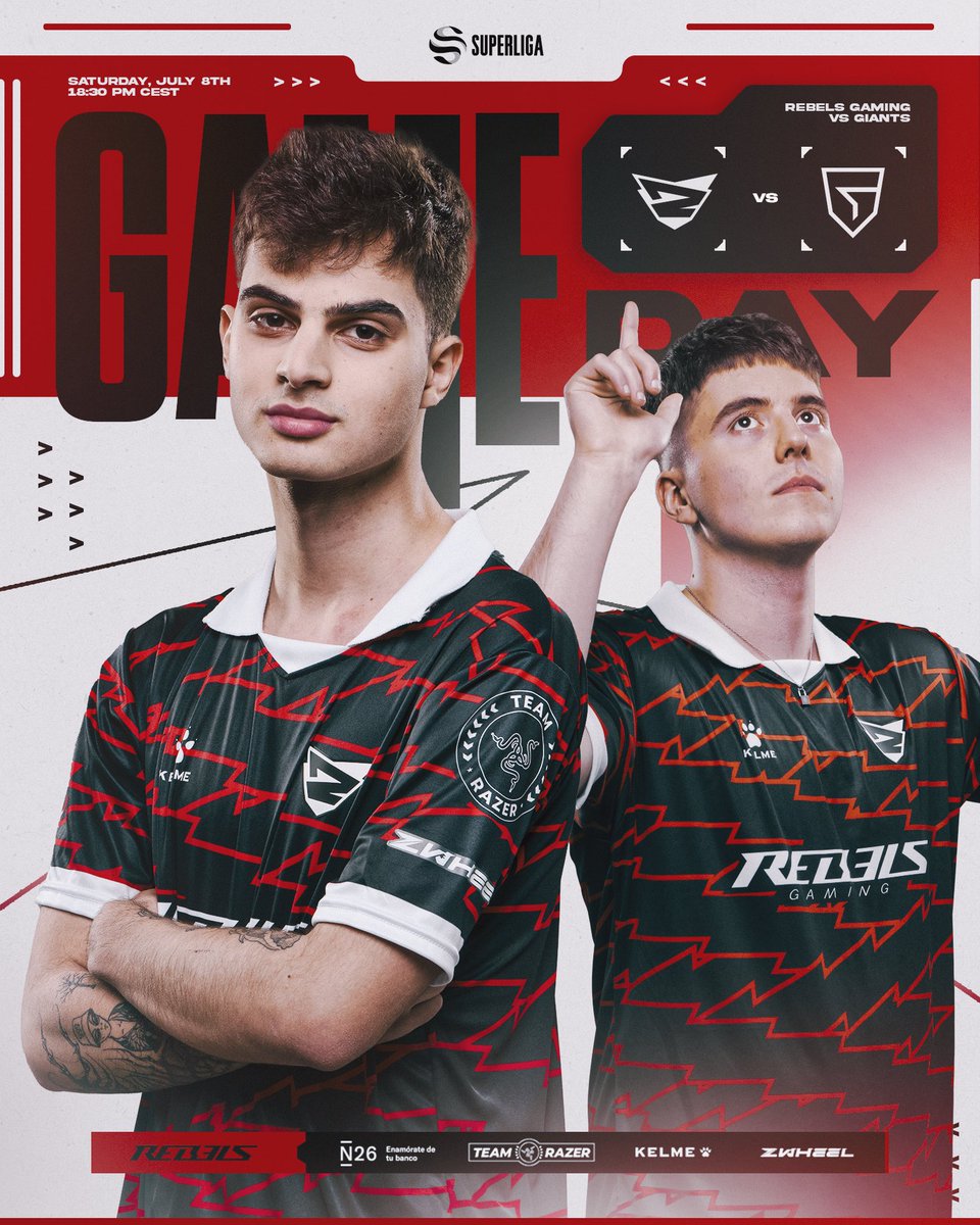 RebelsGaming's tweet photo. Una hora para salir al escenario de @DreamHackSpain.

Una hora para revertir nuestra racha.

🏆 #SuperligaLoL - Game 13 
🆚 @GiantsGaming 
⏰ 18:30

https://t.co/ods9LrIyfb
https://t.co/44sPArlgD2

#BeRebels ♦️ https://t.co/0IBbprcTLn