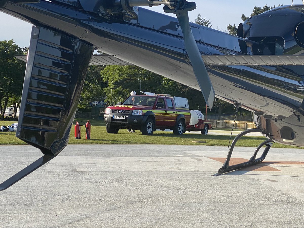 #Helicopter heavy landing emergency exercise.
Keep skills maintained and people safe. 
#WeAreSFRFire