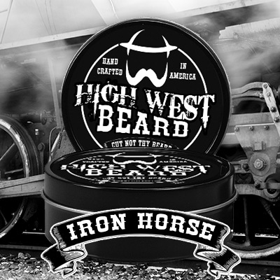 Iron Horse Beard Balm highwestbeard.com/product/iron-h… #beard #beardlife #beardoil #beardgang