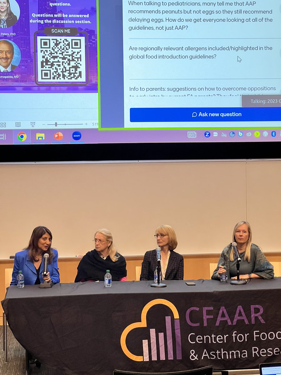 PeanutRD's tweet image. How do we catch up with evidence of lower early introduction of allergens in black and brown communities? @ruchisgupta says build awareness, go where communities of color are to provide education, get peanut products into WIC [infant food package] to stop disparities. #2023GFAPS