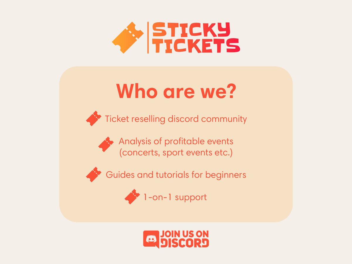 StickyTickets tweet media