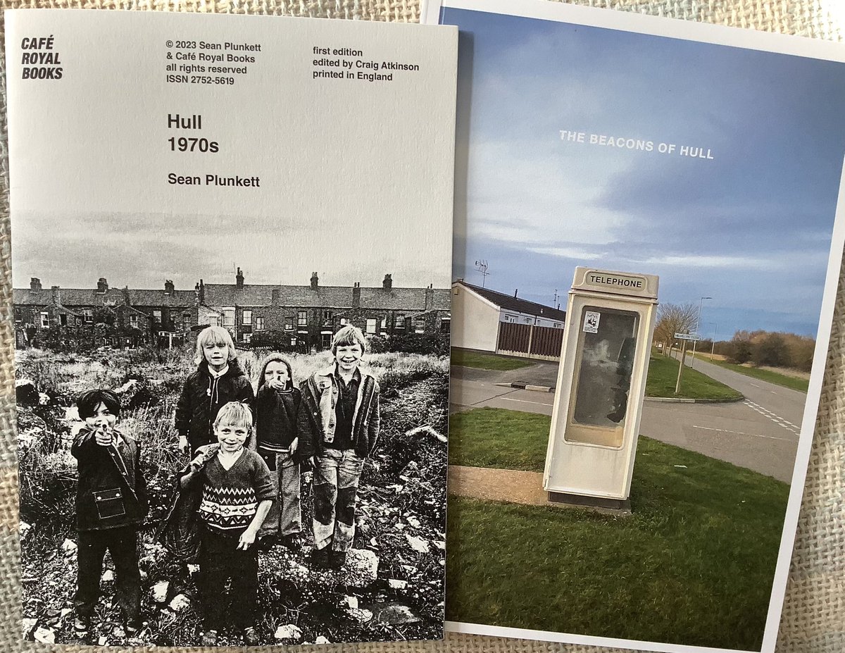 Couple of cracking Hull-related publications arrived this week. The latest @caferoyalbooks selection of city photos from the 70’s - plus a paean to our unique white phone boxes from @modernistmag, written by @shipsinthesky63. Lovely stuff all round!