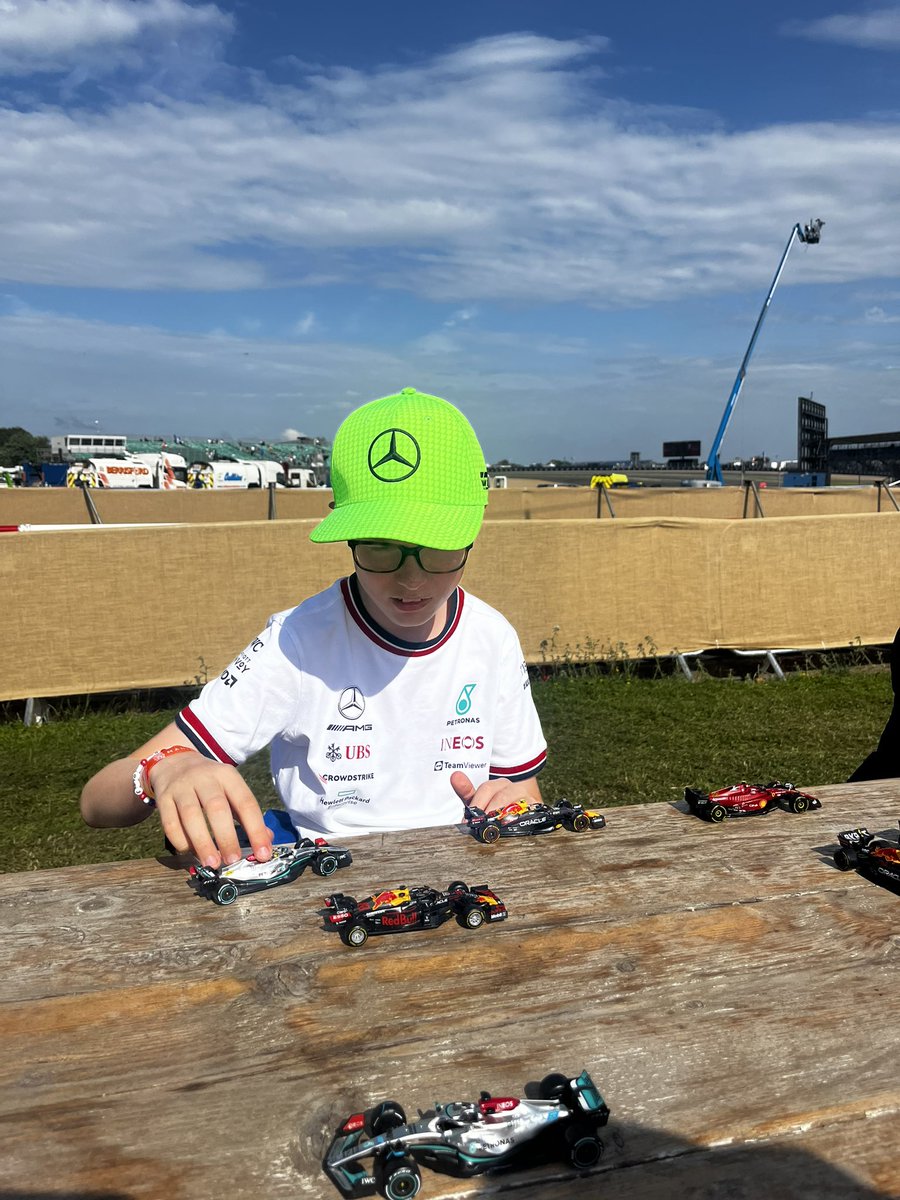 The sun has finally come out <a href="/LewisHamilton/">Lewis Hamilton</a> <a href="/silverstone/">silverstone</a> and Ben is keeping himself entertained between sessions