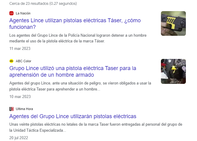 sergiofer90's tweet photo. @elnacionalpy Todas las dependencias policiales deberían contar con el Táser eléctrico, porqué solo los Linces? https://t.co/yGahO3IRqE