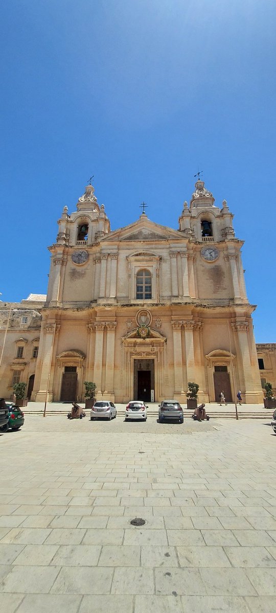 thomasgruff35's tweet image. Mdina - Mdina Gate, St Paul's Cathedral and St Paul's Catacombs
