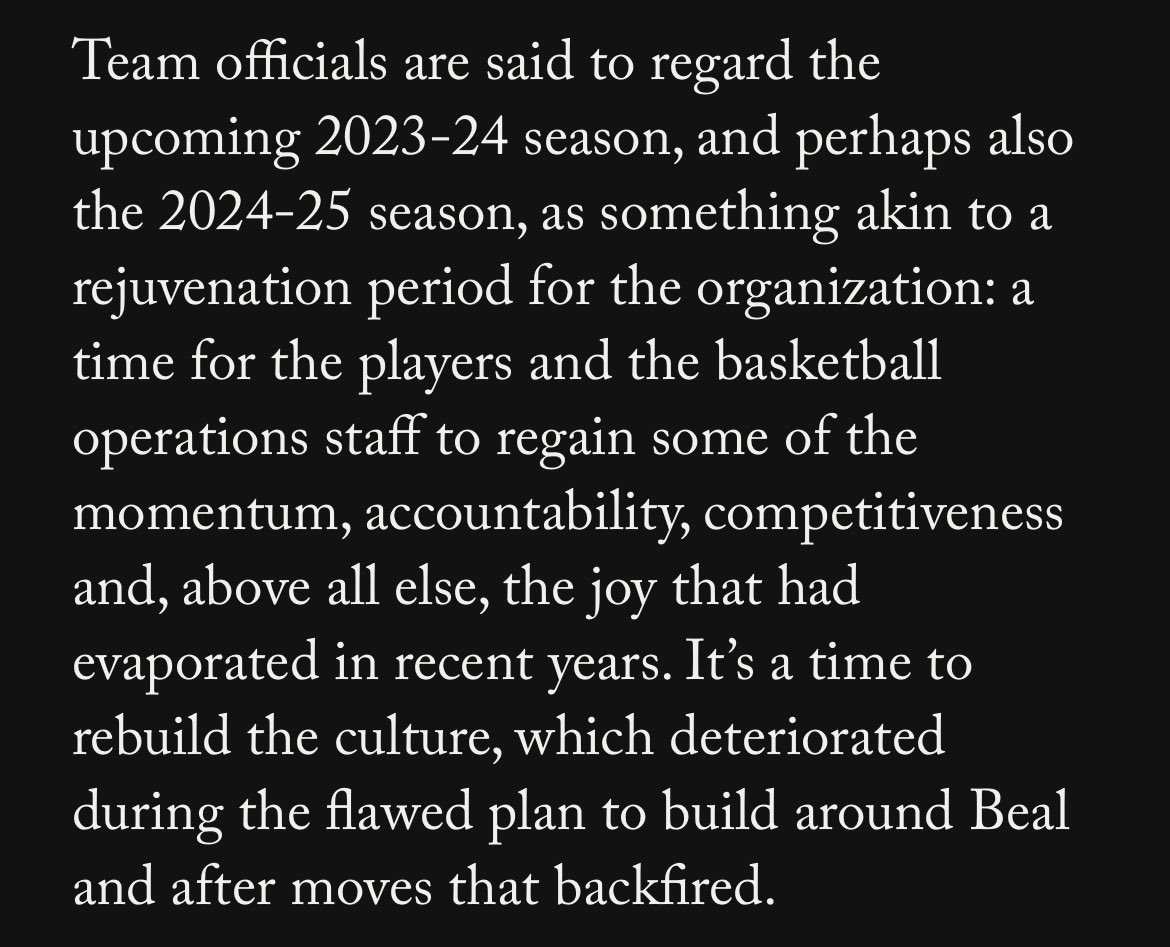 WizardsRadar's tweet photo. Wizard officials are approaching this season as culture reset more than anything else https://t.co/snZSRZHY1v https://t.co/Xal23t1v4O