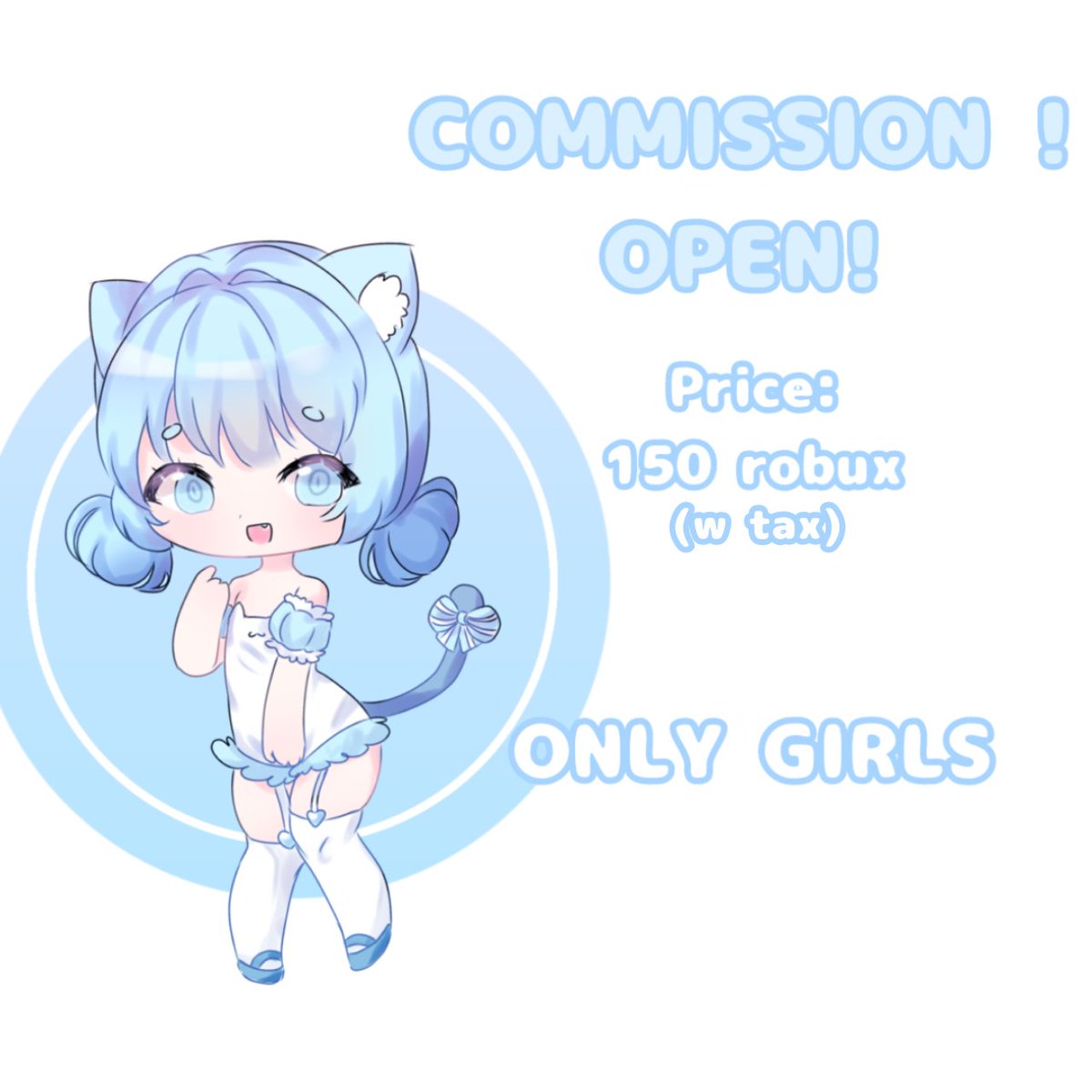 Svace31's tweet photo. 💙 ART COMMISSION OPEN
🤍 DM if you're interested 
💙 150 R$ w tax
₊·*◟(⌯ˇ- ˇ⌯)◜‧*･₊·*◟(⌯ˇ- ˇ⌯)◜‧*･
#ROBLOX #robloxart #Commission #commissions #robux #RobloxArtCommission #RobloxArtCommissions #artcommissions https://t.co/clgDIAXb9f