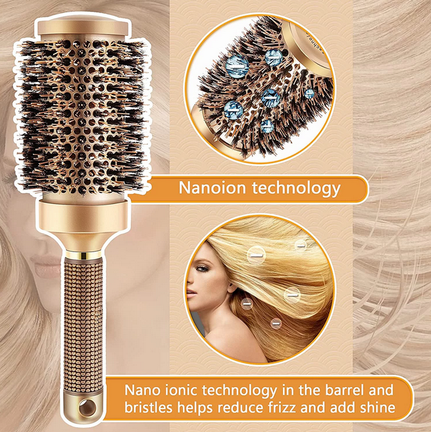 ErricoMichelle's tweet photo. Boar Wet Bristle Round Hair Brush, Ceramic Ionic

Boar Bristles Round Hair Brush, Nano Thermal Ceramic &amp; Ionic Tech &amp; Anti-Static, Roller Hairbrush for Blow Drying, Curling, Straightening.
#RoundBrushes #HairCare
Find It Here 👉Find It Here 👉https://t.co/PWKC7v9deC https://t.co/owCURNbmZM
