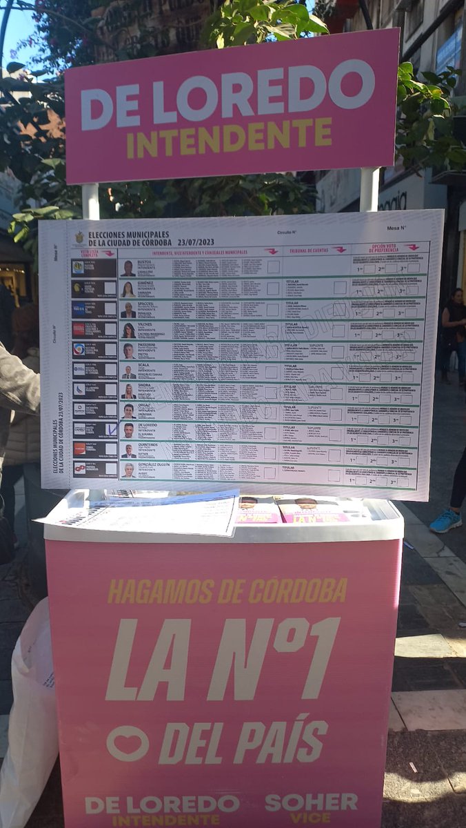 ArielaSzpanin's tweet photo. En la peatonal como siempre  llevando el mensaje de @rodrigodeloredo y @SoherElSukaria para que #Córdoba vuelva a ser #LaNumero1 del país. 
El 23 de julio votá @juntoscambioar casillero 9
#vamoscba https://t.co/KBbyk5L4bx