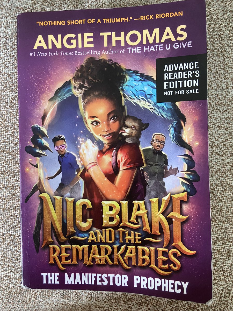 @angiecthomas @BalzerandBray Wow! Kids are going to love this fantasy series!  The description, action, and mystery were intense.  Can’t wait for the rest of this series!  Thank you for sharing it with #BookPosse!