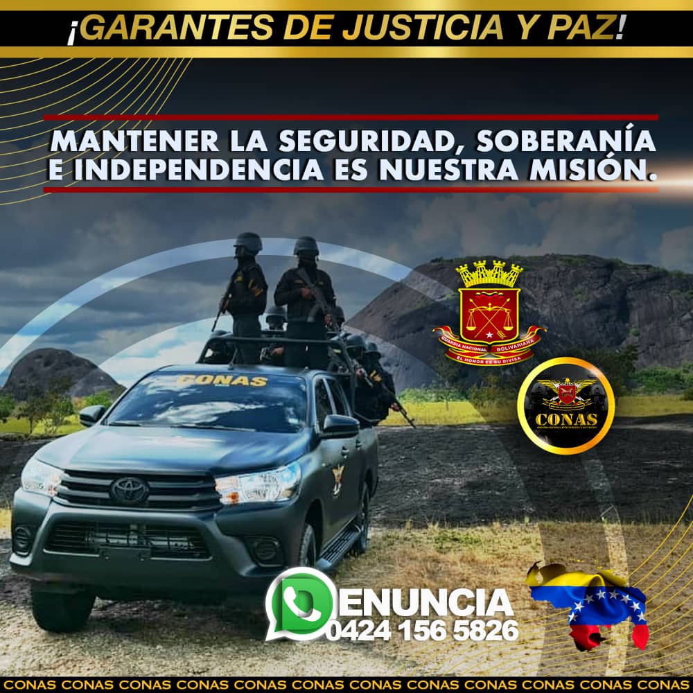 #08Jul #ConMaduroPalante!

🇻🇪 En cada espacio de nuestro suelo patrio nos mantenemos firmes brindando atención y seguridad a la población.

.@PrensaFANB