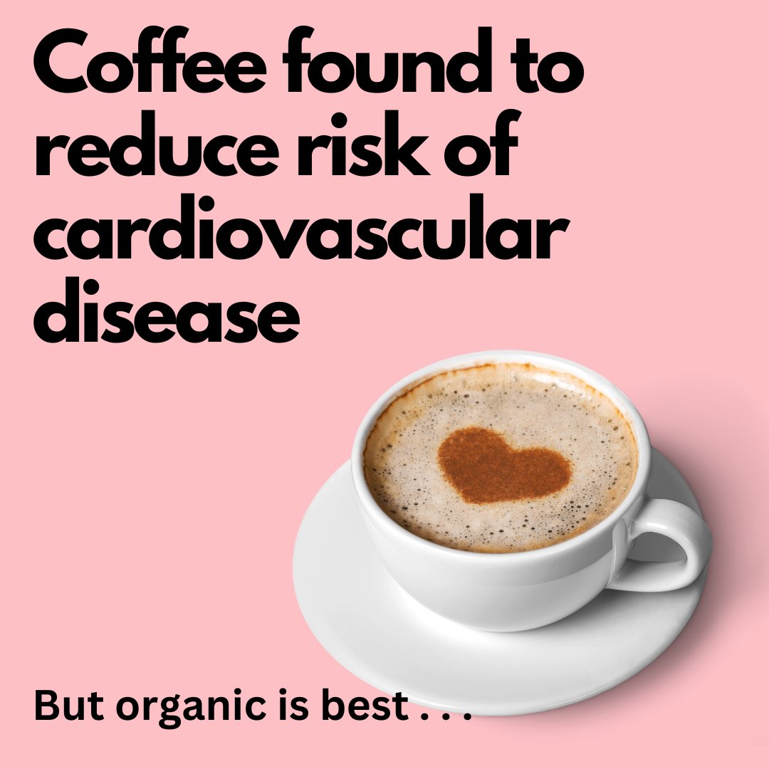 trustinthelab's tweet image. A recent study discovered that coffee reduces the risk of cardiovascular disease.

However pesticide residue is a real concern - so always opt for organic coffee where possible.

And beware if you suffer from high blood pressure.

verifierlab.com

#pesticidetesting