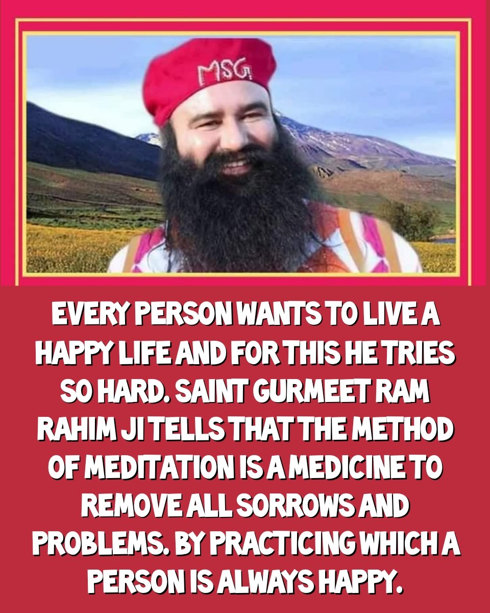 gurlalinsan35's tweet photo. Stress can ruin your health physically mentally and emotionally as well, that's why we should never stress instead of having stress one should do meditation regularly to boost confidence says Saint Gurmeet Ram Rahim Ji #RootOutStress https://t.co/aMVn5HwqEp