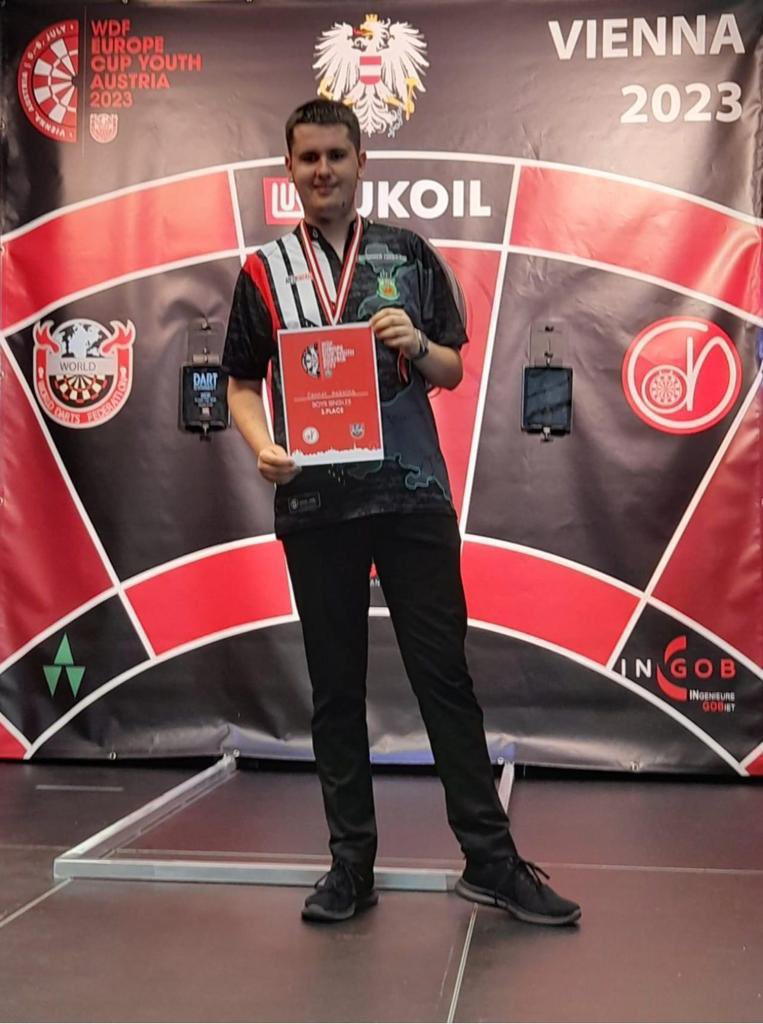 Team360 member Connor Hopkins made the Semi Final in Vienna and is building a reputation of one of the most consistent Under 18’s in world darts.

Keep your eye out for this Welsh superstar… he’s on his way! 

<a href="/Winmau/">Winmau</a> <a href="/DartsCymru/">Darts Cymru</a>