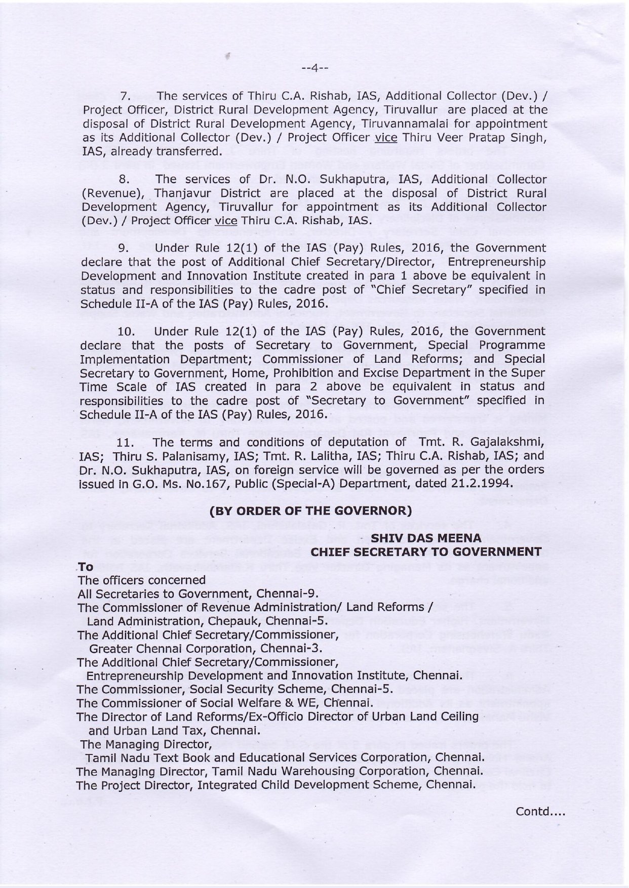 TN DIPR on Twitter "IAS Transfers and Postings CMMKSTALIN TNDIPR