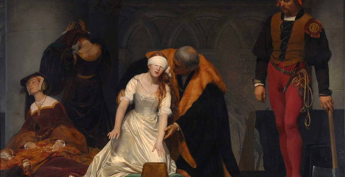 URDailyHistory's tweet photo. 10 July 1553: Lady Jane Grey becomes #Queen of #England and #Ireland. She is #deposed nine days later on July 19 when Mary I, granddaughter of Henry VII, was named Queen. Lady Jane would be executed nine months later for #treason #history #OnThisDate #ad https://t.co/mnSnso4ooy https://t.co/pwrIPbpQKD