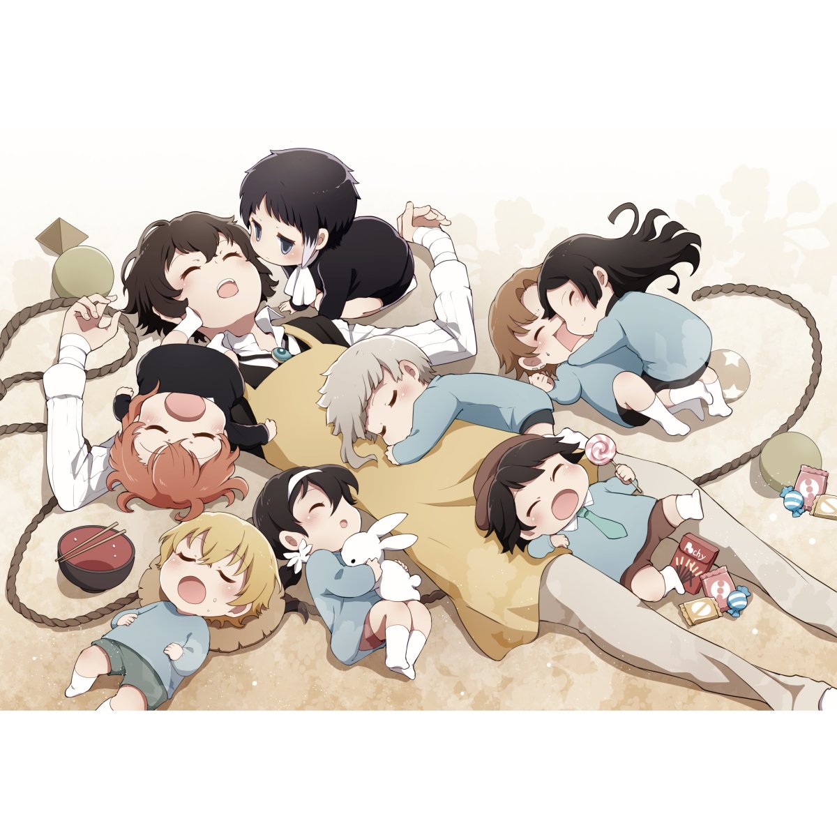 文豪ストレイドッグス 寝顔 BIG缶バッジ ピンズ・ピンバッジ・缶バッジ 